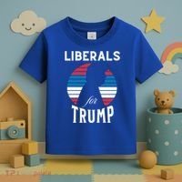 Liberals For Trump 2024 Take America Back Election Funny Gift Toddler T-Shirt thumb 3