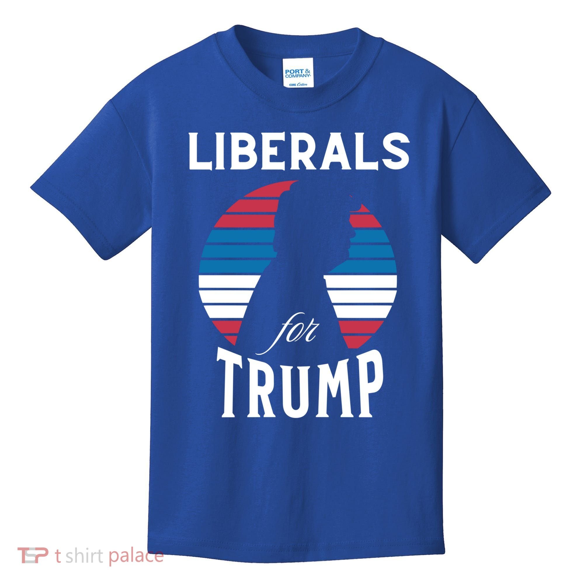 Liberals For Trump 2024 Take America Back Election Funny Gift Kids T-Shirt