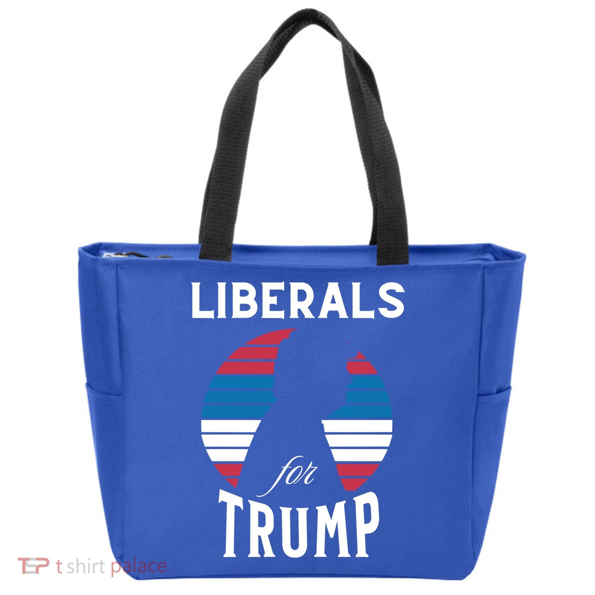 Liberals For Trump 2024 Take America Back Election Funny Gift Tote Bag