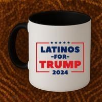 Latinos For Trump 2024 Coffee Mug thumb 2