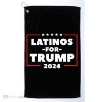 Latinos For Trump 2024 Golf Towel thumb 0
