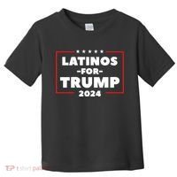 Latinos For Trump 2024 Toddler T-Shirt thumb 0