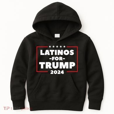 Latinos For Trump 2024 Kids Hoodie