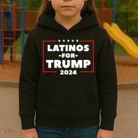 Latinos For Trump 2024 Kids Hoodie thumb 3