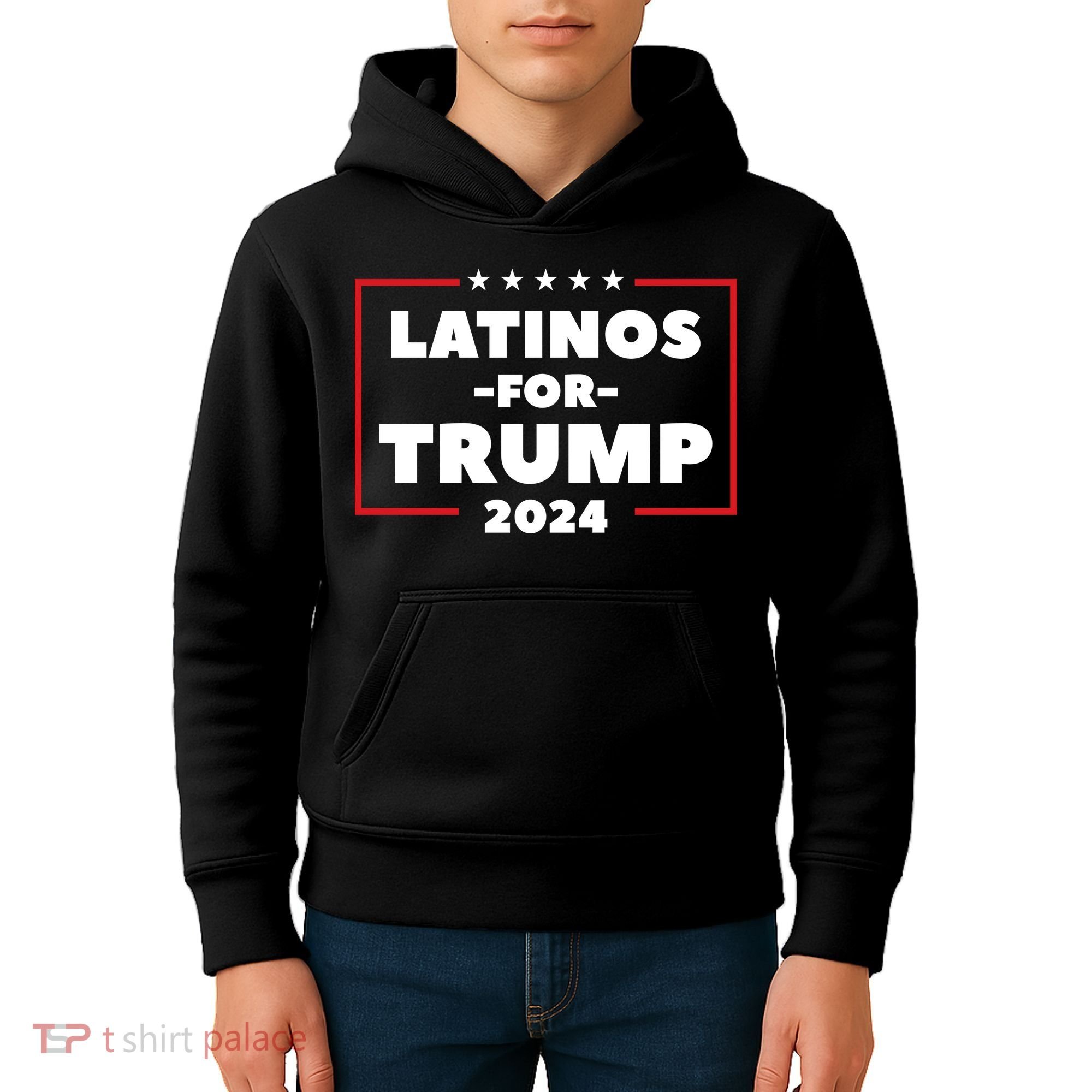 Latinos For Trump 2024 Kids Hoodie