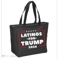 Latinos For Trump 2024 Tote Bag thumb 2