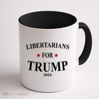 Libertarians For Trump 2024 Coffee Mug thumb 1