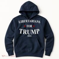 Libertarians For Trump 2024 Hoodie thumb 0