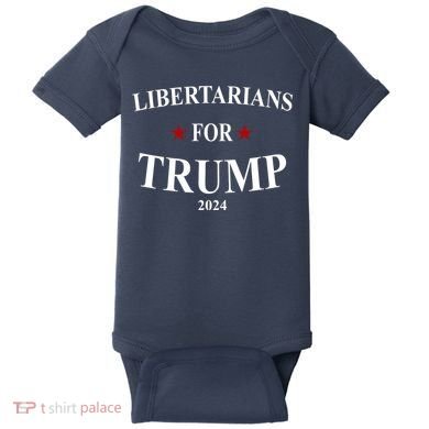 Libertarians For Trump 2024 Baby Bodysuit