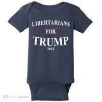 Libertarians For Trump 2024 Baby Bodysuit thumb 0
