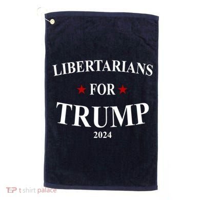 Libertarians For Trump 2024 Golf Towel