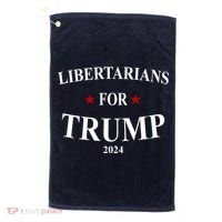 Libertarians For Trump 2024 Golf Towel thumb 0