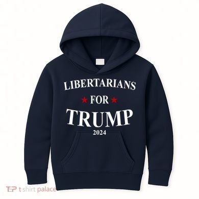 Libertarians For Trump 2024 Kids Hoodie