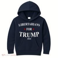 Libertarians For Trump 2024 Kids Hoodie thumb 0