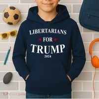 Libertarians For Trump 2024 Kids Hoodie thumb 2