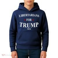 Libertarians For Trump 2024 Kids Hoodie thumb 4