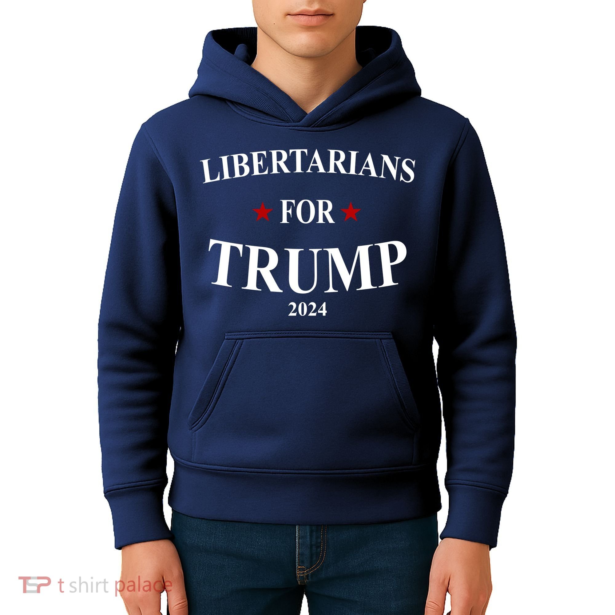 Libertarians For Trump 2024 Kids Hoodie