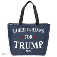 Libertarians For Trump 2024 Tote Bag thumb 0