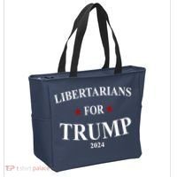 Libertarians For Trump 2024 Tote Bag thumb 2