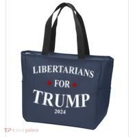 Libertarians For Trump 2024 Tote Bag thumb 3