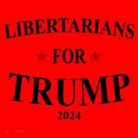 Libertarians For Trump 2024 Santa Hat thumb 1