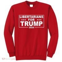 Libertarians For Trump 2024 Political Sweatshirt thumb 0