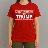 Libertarians For Trump 2024 Political T-Shirt thumb 4