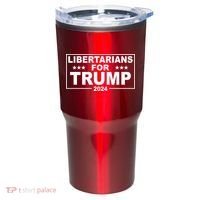 Libertarians For Trump 2024 Political Tumbler thumb 0