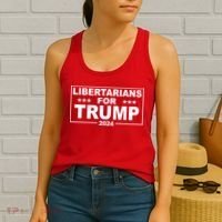 Libertarians For Trump 2024 Political Women's Tank Top thumb 2