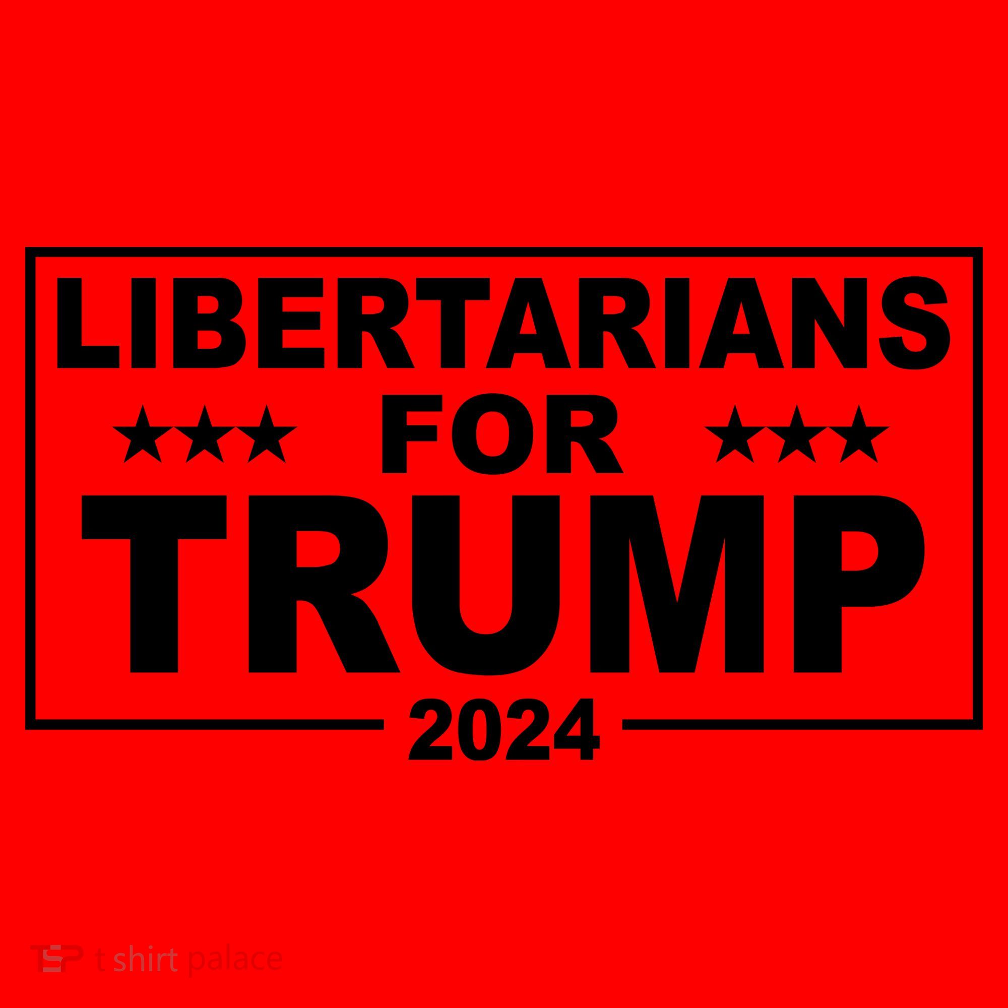 Libertarians For Trump 2024 Political Santa Hat