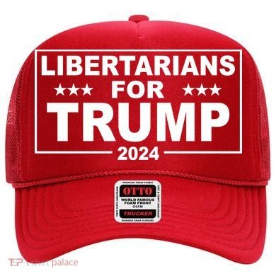 Libertarians For Trump 2024 Political Hat