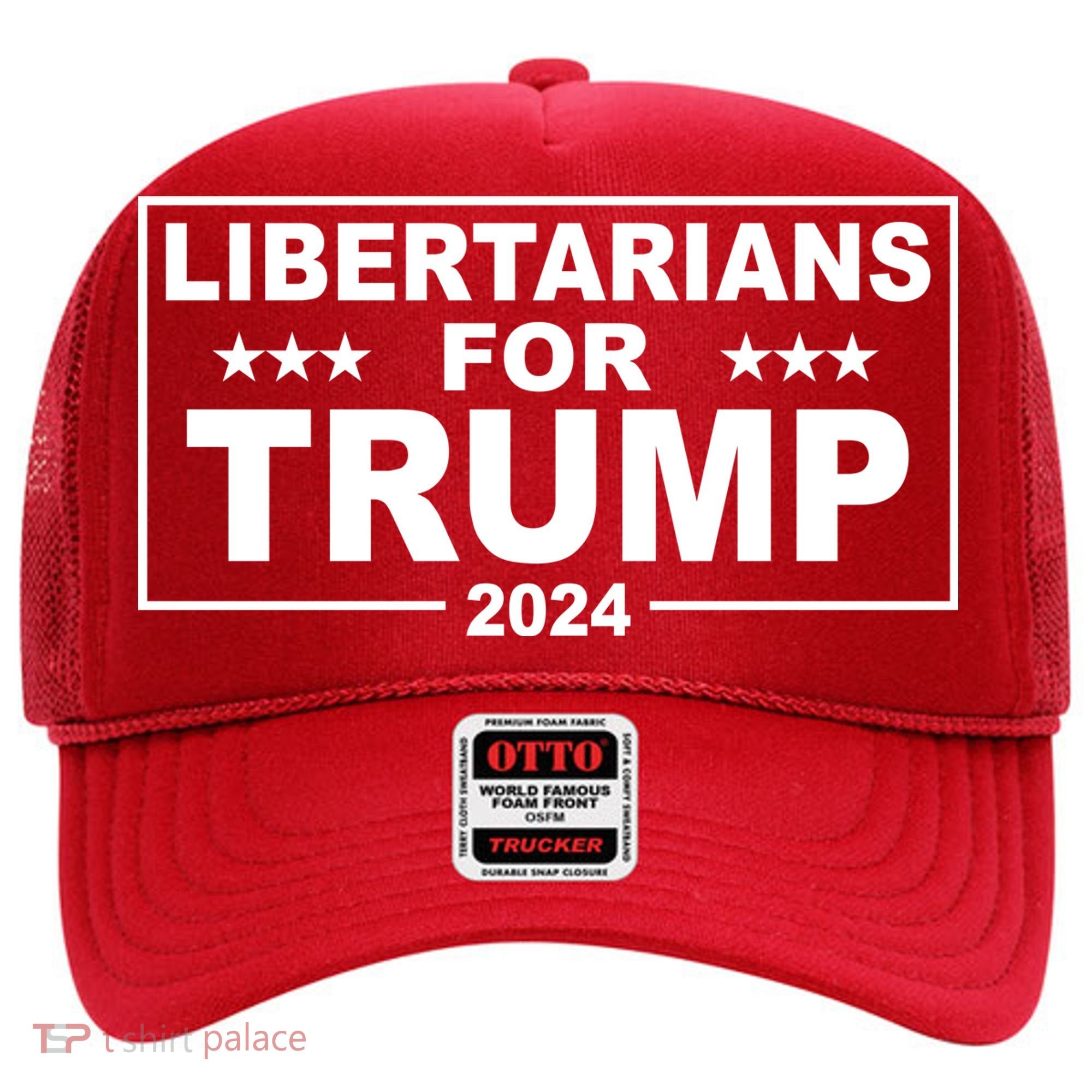 Libertarians For Trump 2024 Political Hat