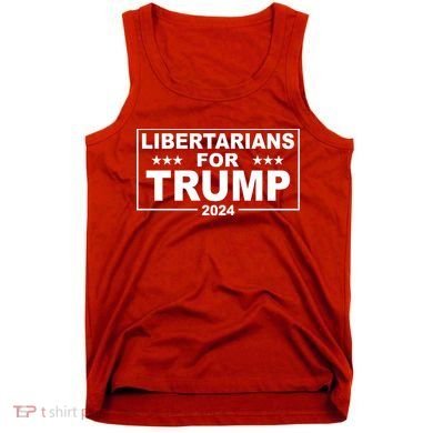 Libertarians For Trump 2024 Political Tank Top