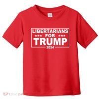 Libertarians For Trump 2024 Political Toddler T-Shirt thumb 0