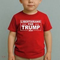 Libertarians For Trump 2024 Political Toddler T-Shirt thumb 2