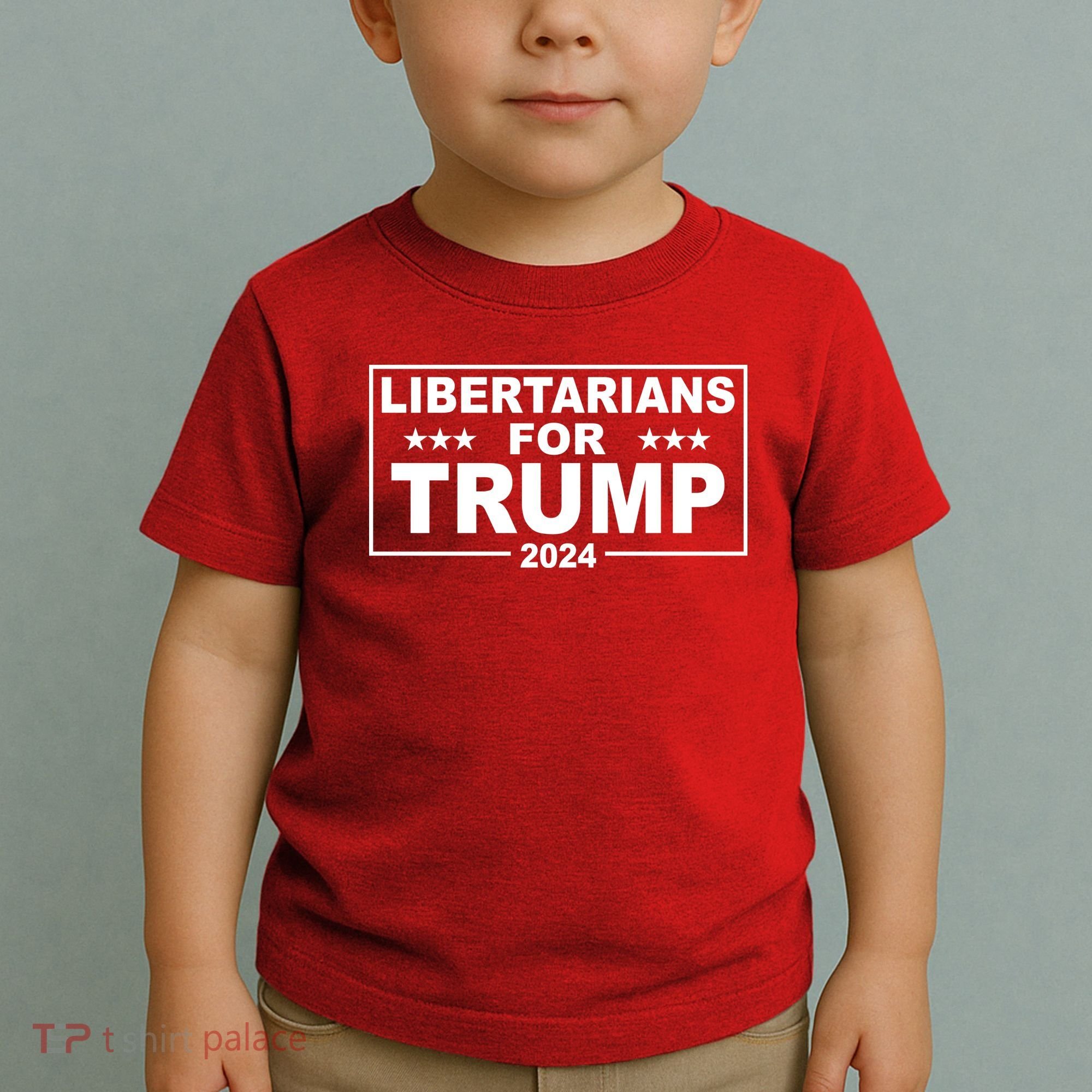 Libertarians For Trump 2024 Political Toddler T-Shirt