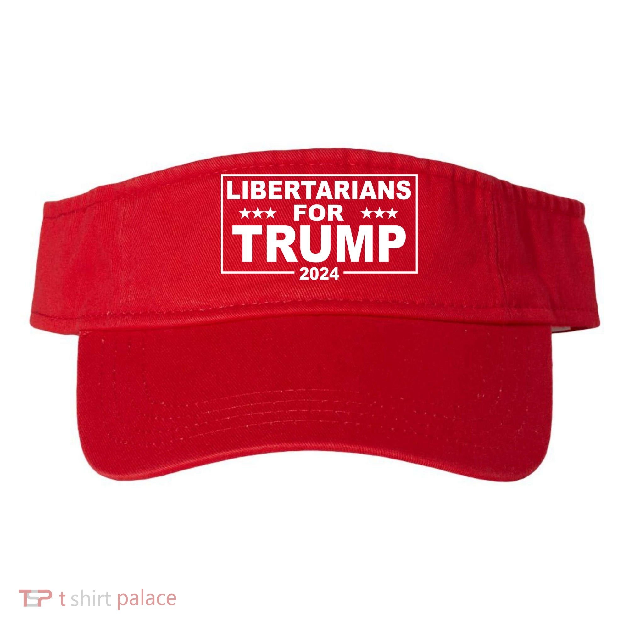 Libertarians For Trump 2024 Political Visor