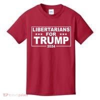 Libertarians For Trump 2024 Political Kids T-Shirt thumb 0