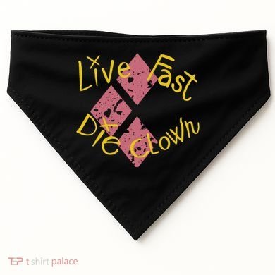 Live Free The Clown USA-Made Doggie Bandana