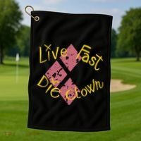 Live Free The Clown Golf Towel thumb 1