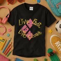 Live Free The Clown Kids T-Shirt thumb 3