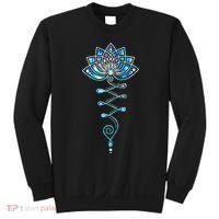 Lotus Flower Unalome Yoga Meditation Awareness Zen Sweatshirt thumb 0
