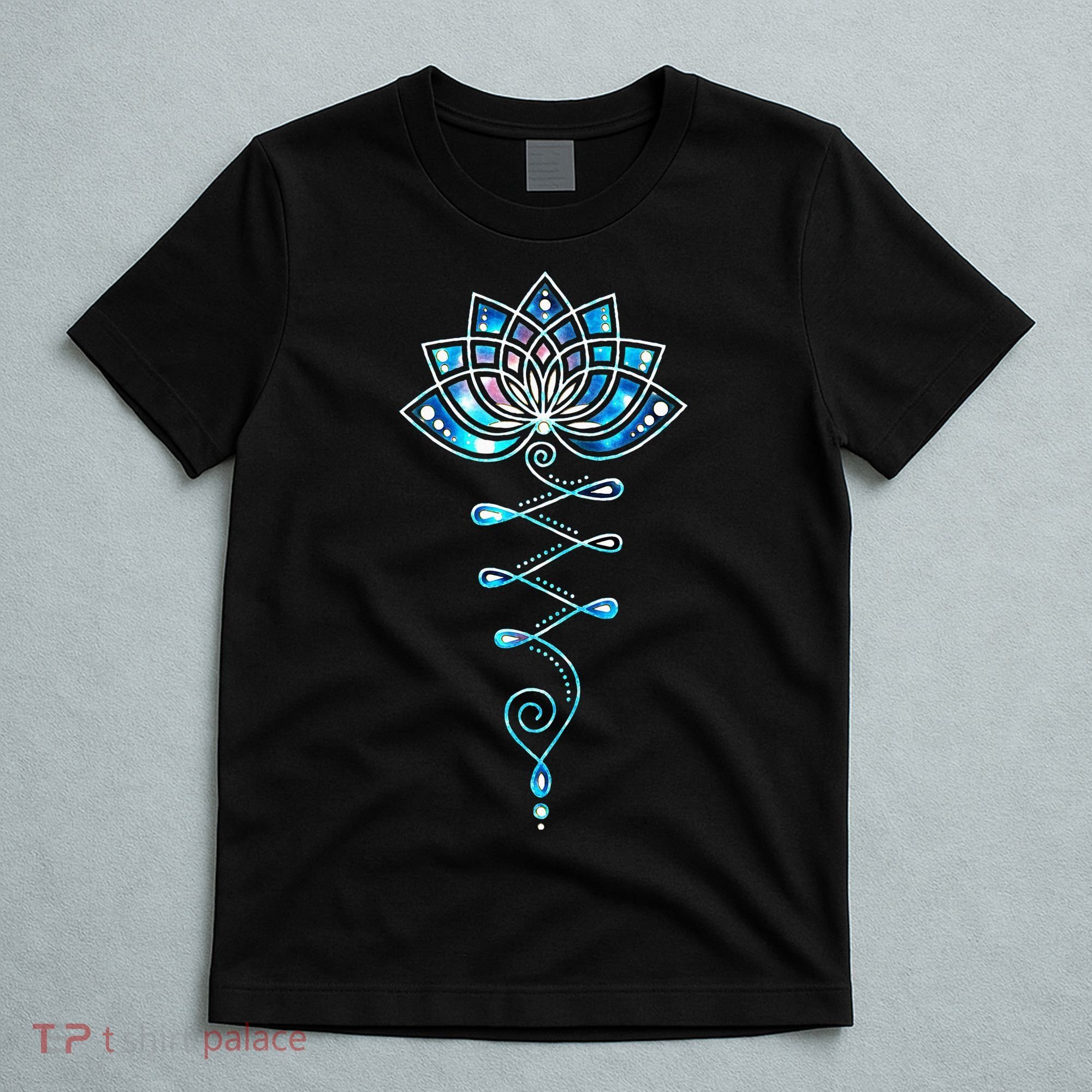Lotus Flower Unalome Yoga Meditation Awareness Zen T-Shirt
