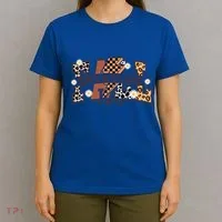 Leopard Fall Vibes Thankful Grateful Blessed Pumpkin Spice Great Gift T-Shirt thumb 4