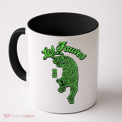 Les Fauves Vintage Leopard  Coffee Mug