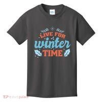 Live For Winter Time Kids T-Shirt thumb 0