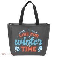 Live For Winter Time Tote Bag thumb 0