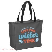 Live For Winter Time Tote Bag thumb 2