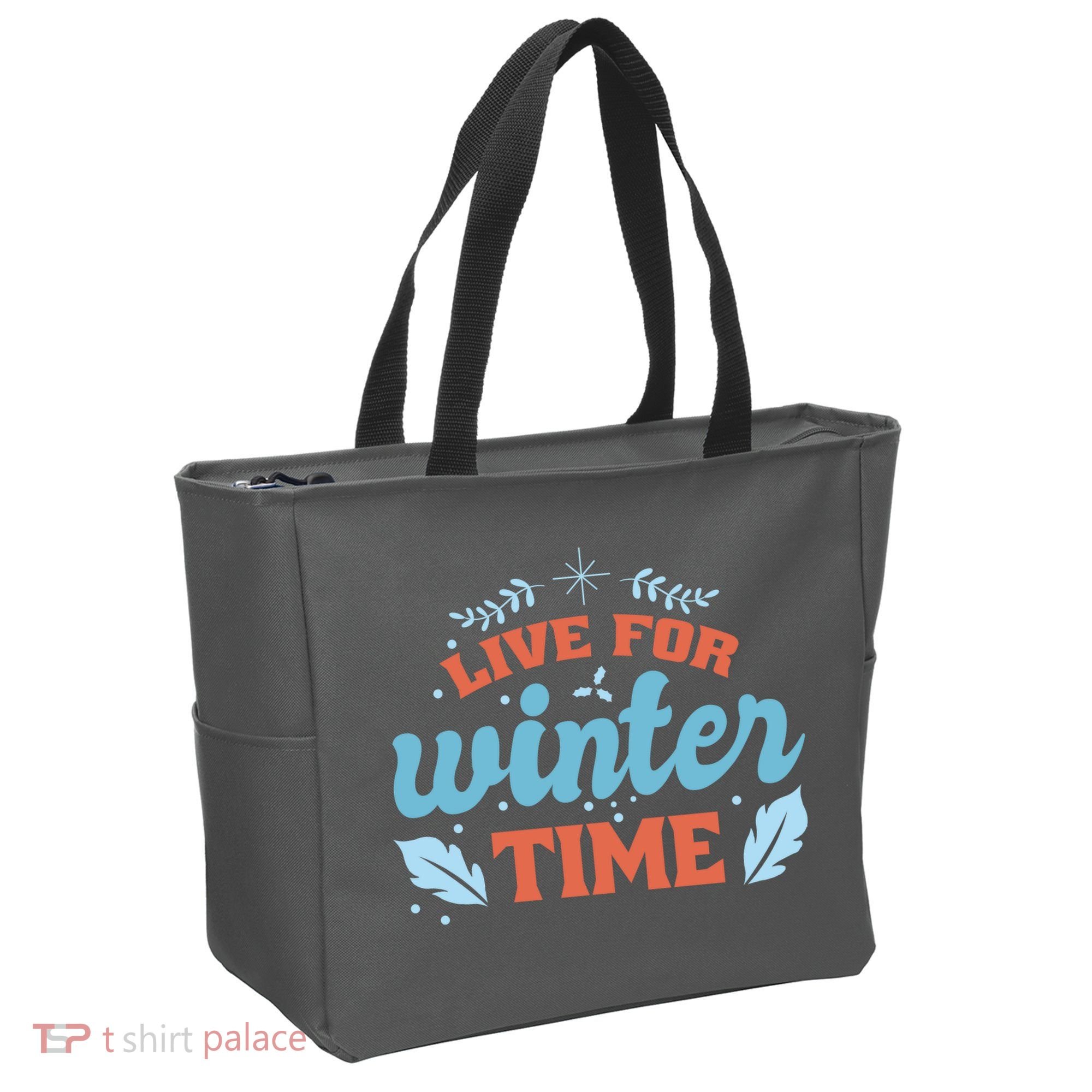 Live For Winter Time Tote Bag