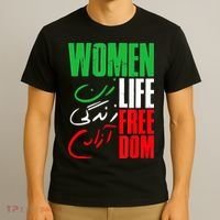  Life Freedom Zan Zendegi Azadi Farsi Support Iran T-Shirt thumb 3